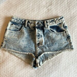 Denim shorts